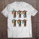 Tadostore Giraffe Face Mask Animal Social Distancing Quarantine Tee Shirt