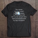 Tadostore Womens Homeschooled By Day Drinkers Funny Homeschooling Tee Shirt