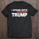 Tadostore Womens I Stand With Trump 2020 Ver2 Tee Shirt