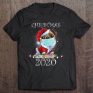 Tadostore Santa Pug With Face Mask Christmas 2020 Family Pajamas Xmas Tee Shirt