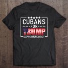 Tadostore Womens Cubans For Trump Conservative Cuban Gift 2020 Re-Election V-Neck Tee Shirt