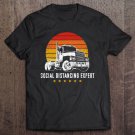 Tadostore Social Distancing I Trucker Driving Tee Shirt