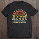 Tadostore 65 Years Old Birthday Gifts Vintage 1955 Quarantine Edition Tee Shirt