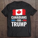 Tadostore Canadians For Trump Pro Trump 2020 Supporter Tee Shirt