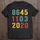 Tadostore 8645 1103 2020 Vote Blue November 3 Vintage Anti Trump Meme Tee Shirt