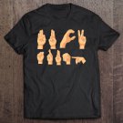 Tadostore Asl American Sign Language Fuck Trump Protest Liberal Tee Shirt