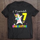 Tadostore Unicorn 7Th Birthday I Turned 7 In Quarantine Tee Shirt
