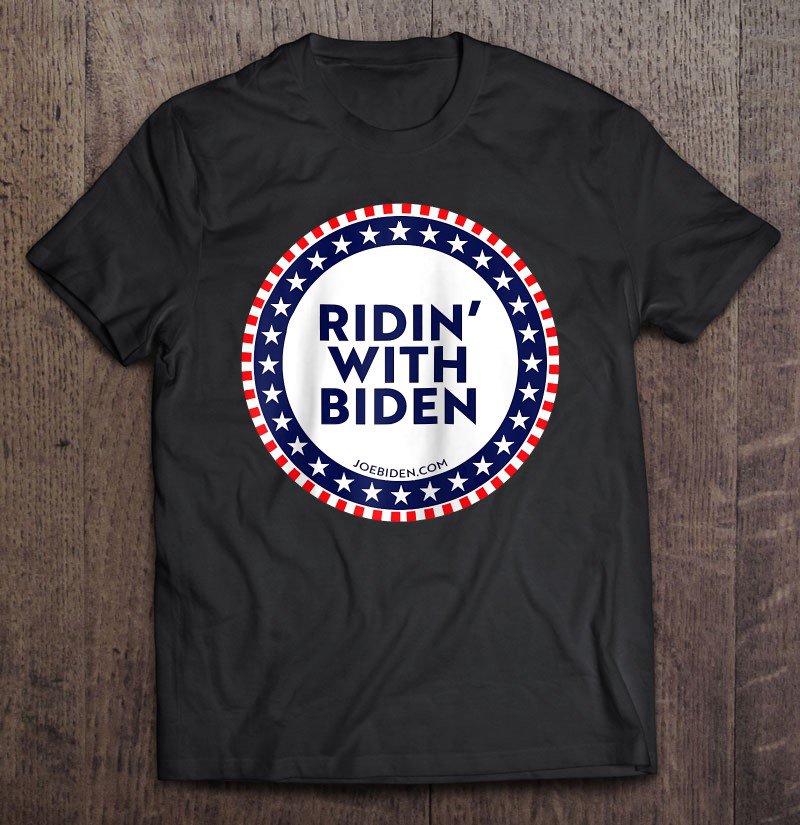 Tadostore Ridin' With Biden - Biden Harris 2020 Raglan Baseball Tee Tee Shirt