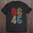 Tadostore Womens 86 45 Retro Vintage Anti Trump Classic Impeach 8645 Ver2 Tee Shirt