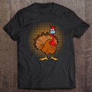 Tadostore Funny Thanksgiving Shirt - Turkey Wearing A Mask Tee Shirt