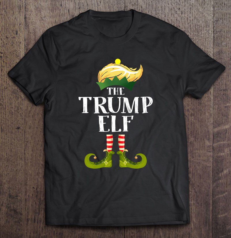 Tadostore The Trump Elf Matching Family Group Christmas Party Pajama Tee Shirt