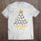 Tadostore Ugly Christmas Xmas Lights Toilet Paper Christmas Tree Tee Shirt
