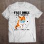 Tadostore Cat Free Hugs Just Kidding Don't Touch Me Tee Shirt