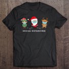 Tadostore Social Distancing Funny Christmas Funny Tee Shirt