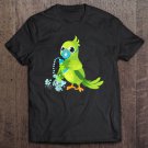 Tadostore Parrot Wearing A Face Mask Tee Shirt