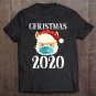 Tadostore Llama Wearing Mask Christmas 2020 Pajama Matching Family Tee Shirt