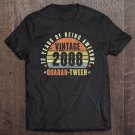 Tadostore Vintage Quarantween Quarantine Birthday 12 Year Old Gift Tee Shirt