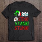 Tadostore 2020 Stink Stank Stunk Christmas Pajama Toilet Paper & Mask Tee Shirt