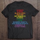 Tadostore Science Is Real Black Lives Matter Love Is Love Pullover Tee Shirt