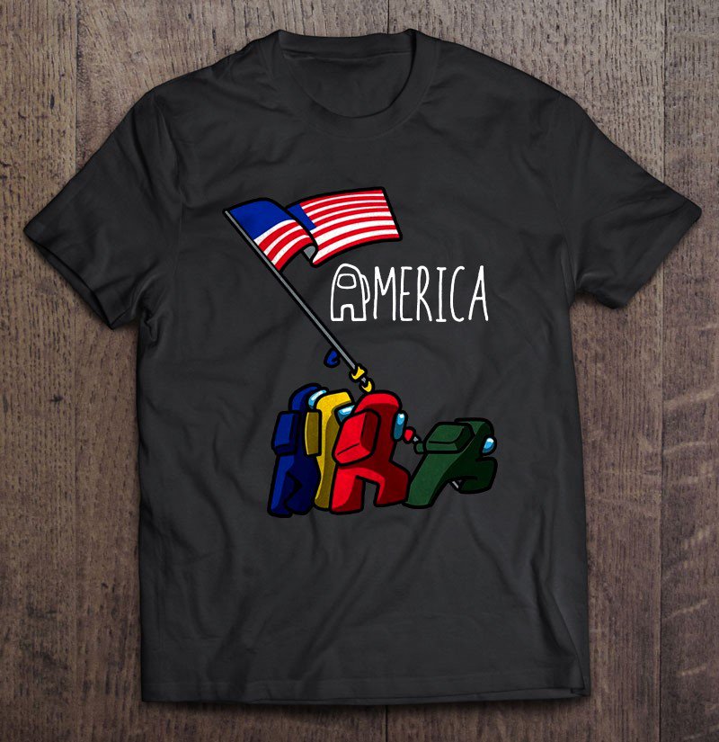 Tadostore America Pride Among Us American Flag Tee Shirt