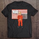Tadostore Donald Trump Orange Prison Jumpsuit Lock Him Up Tee Shirt