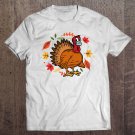 Tadostore Thanksgiving Shirt Turkey Wearing A Face Mask Tee Shirt