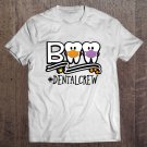 Tadostore Boo #Dentalcrew Tooth Wearing Mask Halloween Tee Shirt