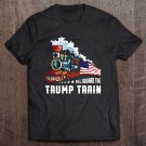 Tadostore All Aboard The Trump Train American Flag Tee Shirt