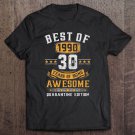 Tadostore Best Of 1990 30Th Birthday Quarantine 2020 Gift 30 Years Old Tee Shirt