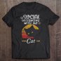 Tadostore Social Distancing With My Cat Funny Kittens Cat Quarantine Tee Shirt