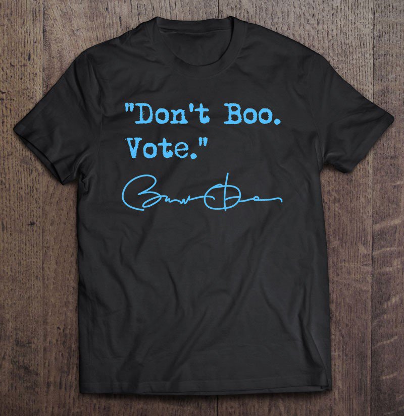 Tadostore Don't Boo Vote - Barack Obama Tee Shirt