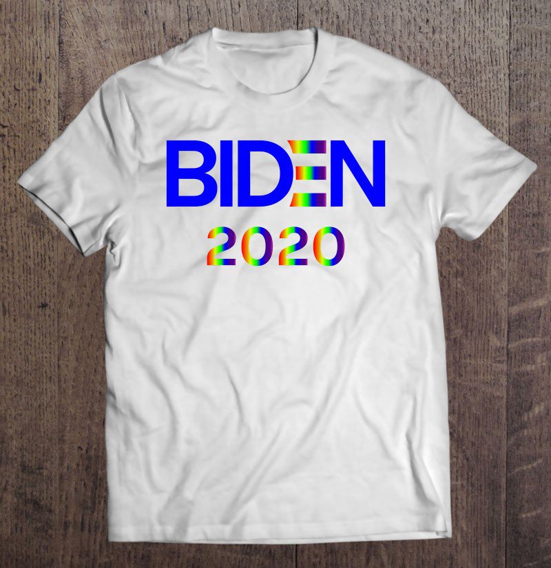 Tadostore Elect Joe Biden 2020 Rainbow Pride Tee Shirt