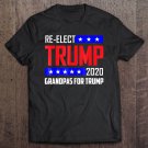 Tadostore Grandpas For Donald Trump President 2020 Apparel Tee Shirt