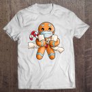 Tadostore Gingerbread Face Mask Christmas 2020 Quarantine Pajamas Gift Raglan Baseball Tee Tee Shirt