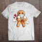 Tadostore Gingerbread Face Mask Christmas 2020 Quarantine Pajamas Gift Raglan Baseball Tee Tee Shirt