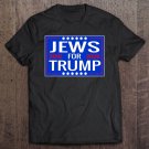 Tadostore Jews For Trump 2020 Hebrew Sign-Jewish Israel Tee Shirt