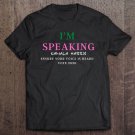Tadostore I Am Speaking Kamala Harris Vice Presidential Debate 2020 Ver2 Tee Shirt