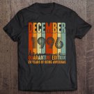 Tadostore Quarantine Edition Vintage December 1996 24Th Birthday Tee Shirt