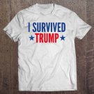Tadostore Womens I Survived Trump Tee Shirt