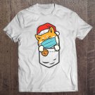 Tadostore Pocket Shiba Inu Akita Dog In Mask Christmas Quarantine Gift Tee Shirt