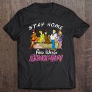 Tadostore Stay Home And Watch Scooby-Doo Quarantined Tee Shirt