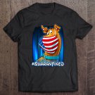 Tadostore #Quarantined Scooby Doo Wearing American Flag Mask Tee Shirt