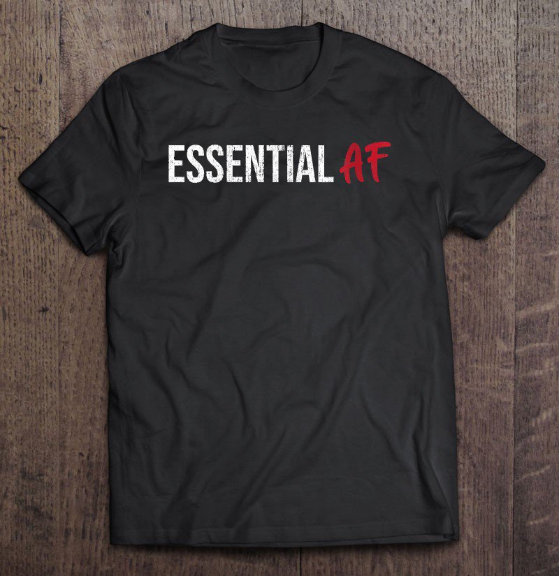 Tadostore Womens Essential Af V-Neck Tee Shirt