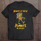 Tadostore Beware Of These Zombies Funny Zombie Toilet Paper Pun Tee Shirt