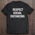 Tadostore Respect Social Distancing Back & Front Tee Shirt