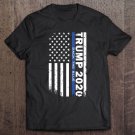 Tadostore Trump Back The Blue Shirt Pro Trump Blue Line American Flag Tee Shirt