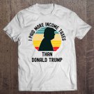 Tadostore I Paid More Income Tax Than Donald Trump - Funny Anti Trump Tee Shirt