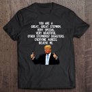 Tadostore Funny Donald Trump Stepmom Gag Gift Conservative Step Mom Tee Shirt