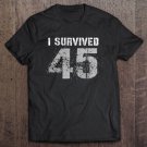 Tadostore Vintage Biden Wins Trump Lost Election - I Survived No. 45 Tee Shirt