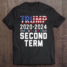 Tadostore Trump 2020-2024 Second Term Vintage American Flag Tee Shirt